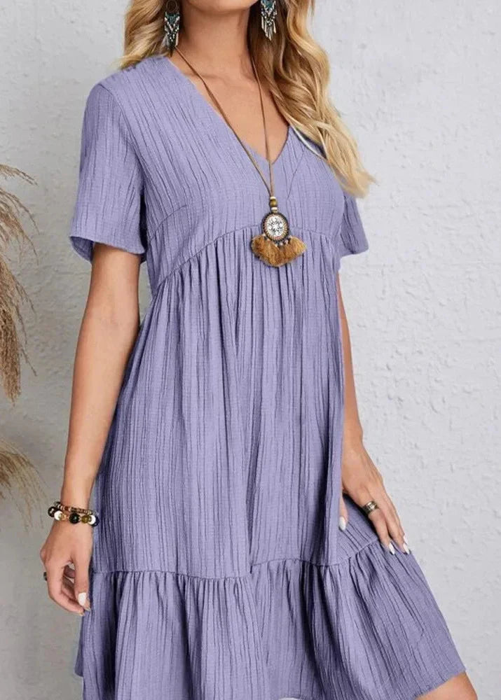 Rosa | Vestido elegante que favorece la barriga