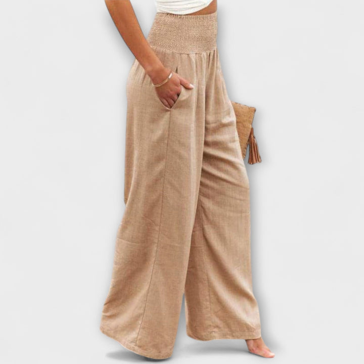 Macarena | Pantalón Holgado de Mujer de Talle Medio