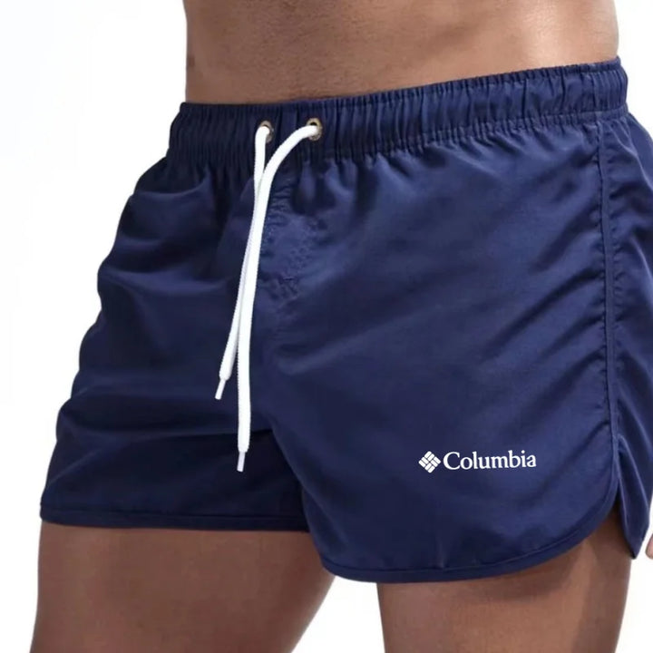 Carlos | Bañador Corto de Secado Rápido para Hombre con Cordón y Bolsillos