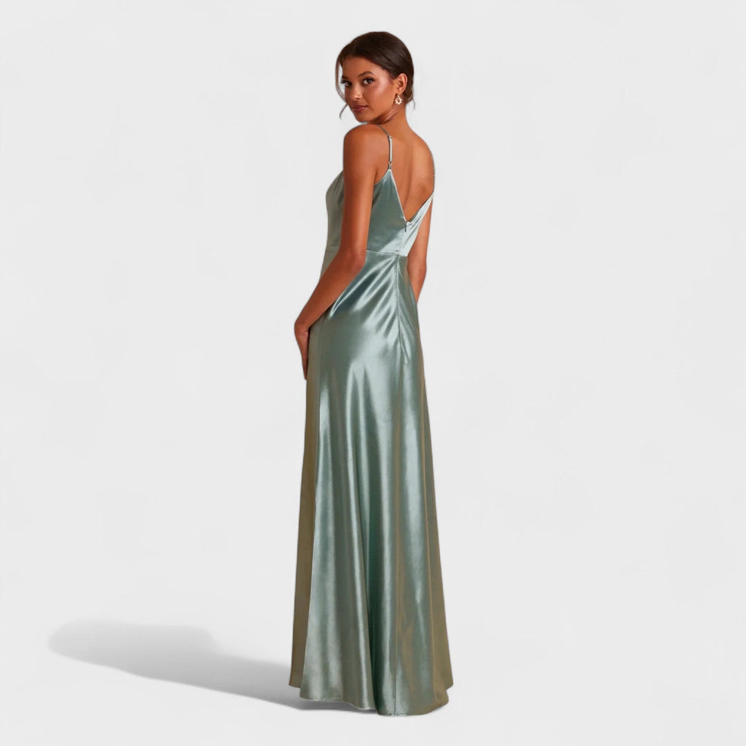 Lucía Satin - Vestido largo
