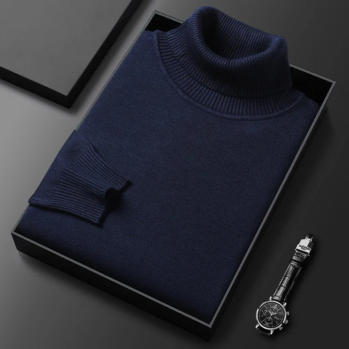 Ildefonso | Jersey de Cuello Alto de Punto Suave para Hombre
