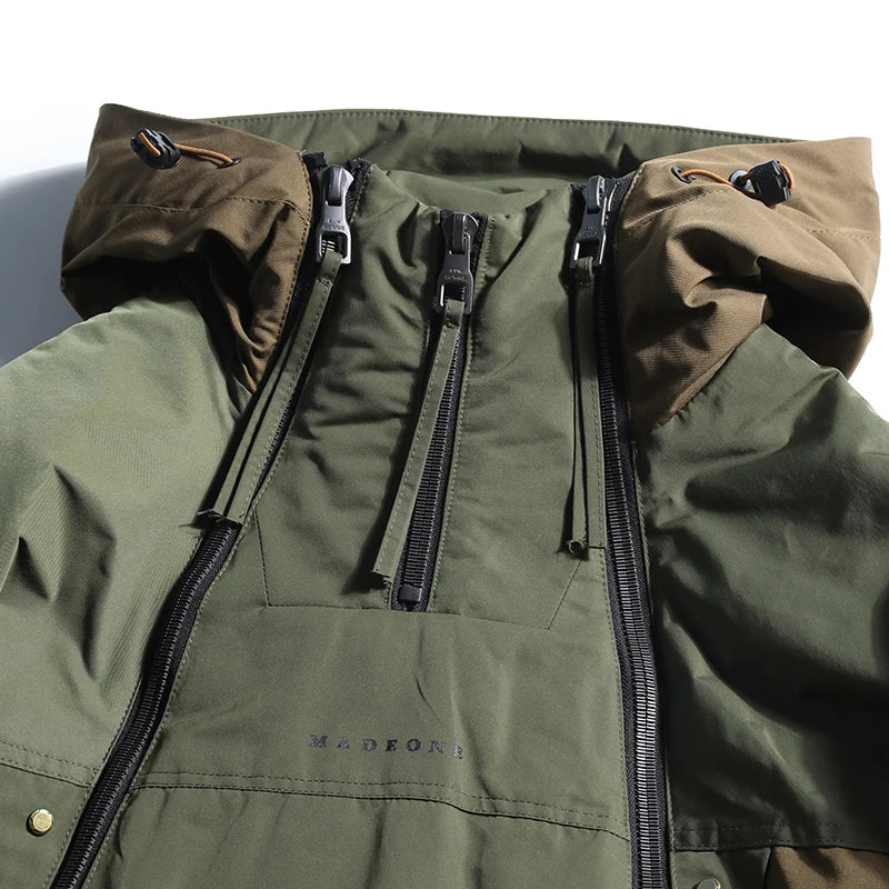 Evaristo | Chaqueta Color Block de Hombre con Doble Cremallera