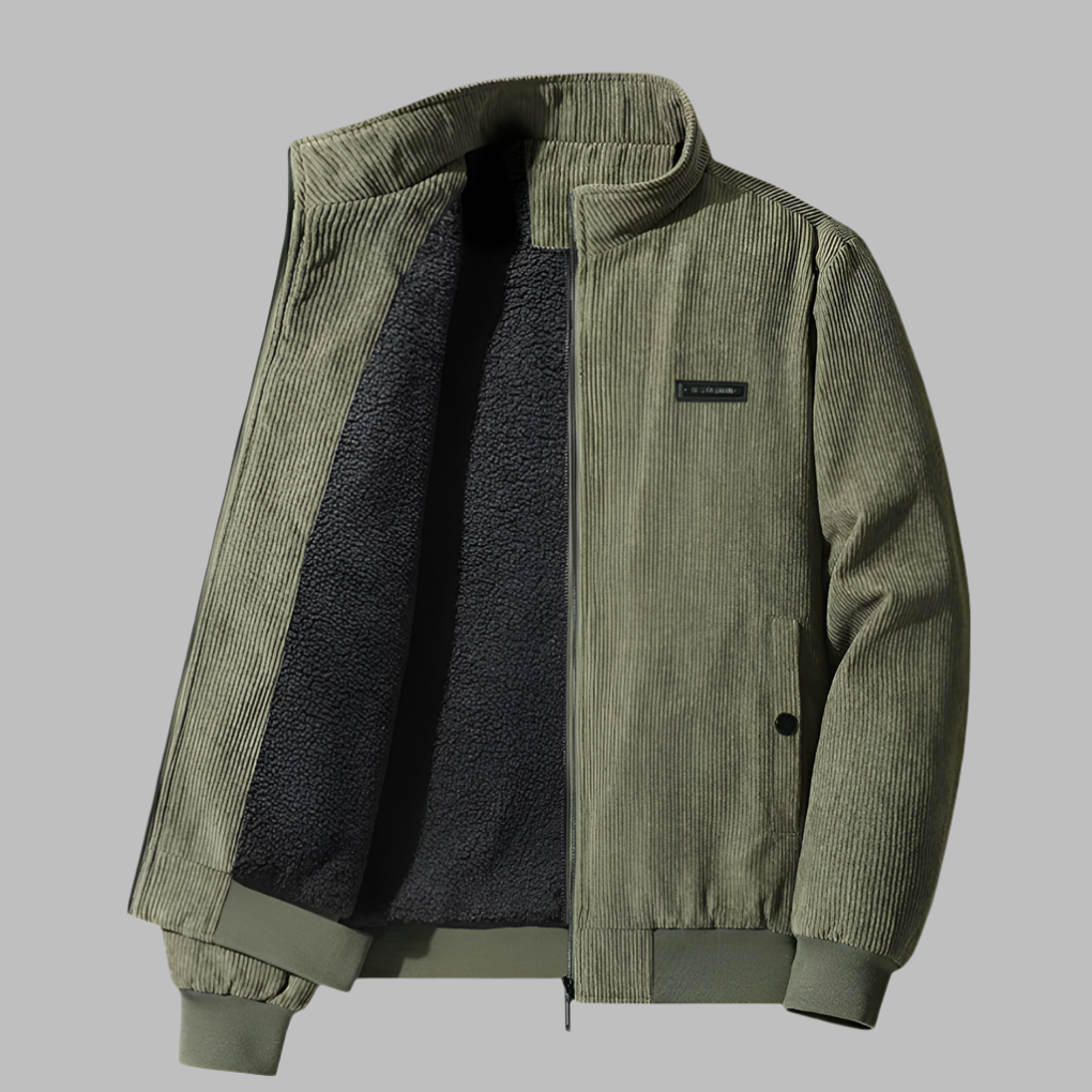 Aurelio | Chaqueta de Pana de Hombre con Forro de Borrego