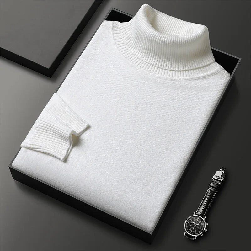 Ildefonso | Jersey de Cuello Alto de Punto Suave para Hombre