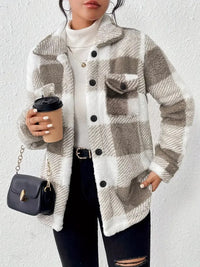 Deolinda | Chaqueta Polar de Cuadros