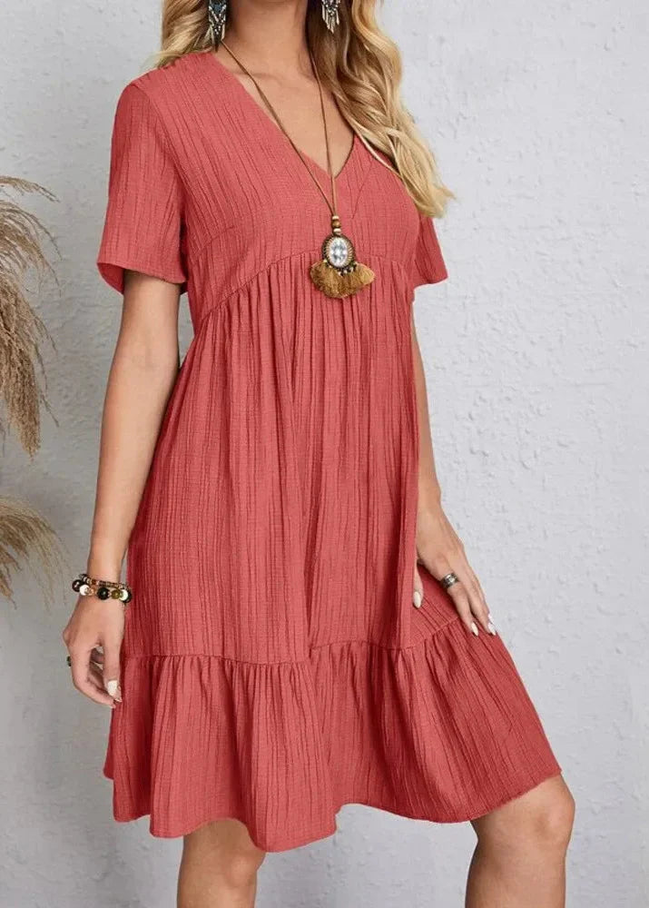 Rosa | Vestido elegante que favorece la barriga