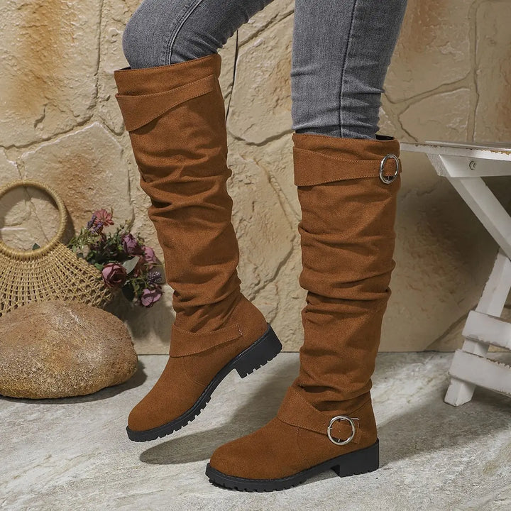 Natividad | Botas Altas de Mujer con Hebilla