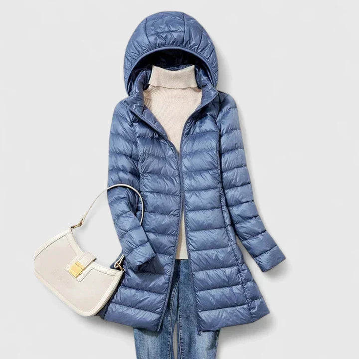 Hilaria | Chaqueta Ligera Impermeable con Capucha Desmontable