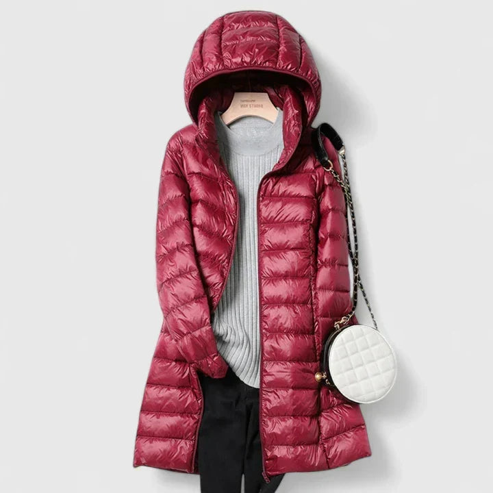 Hilaria | Chaqueta Ligera Impermeable con Capucha Desmontable