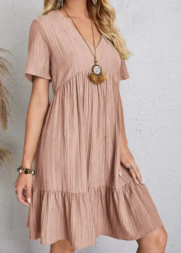Rosa | Vestido elegante que favorece la barriga