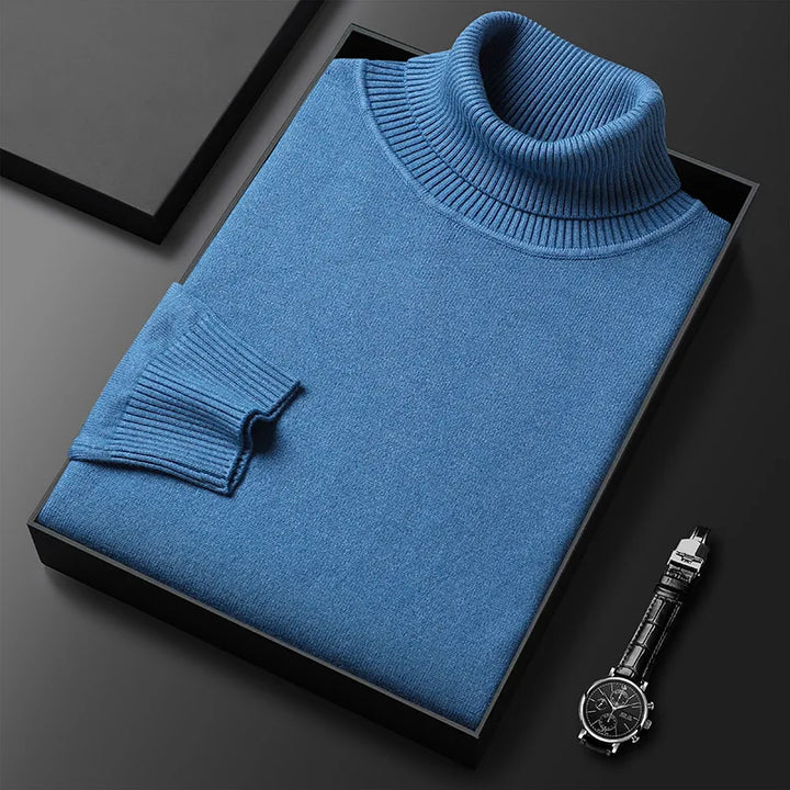 Ildefonso | Jersey de Cuello Alto de Punto Suave para Hombre