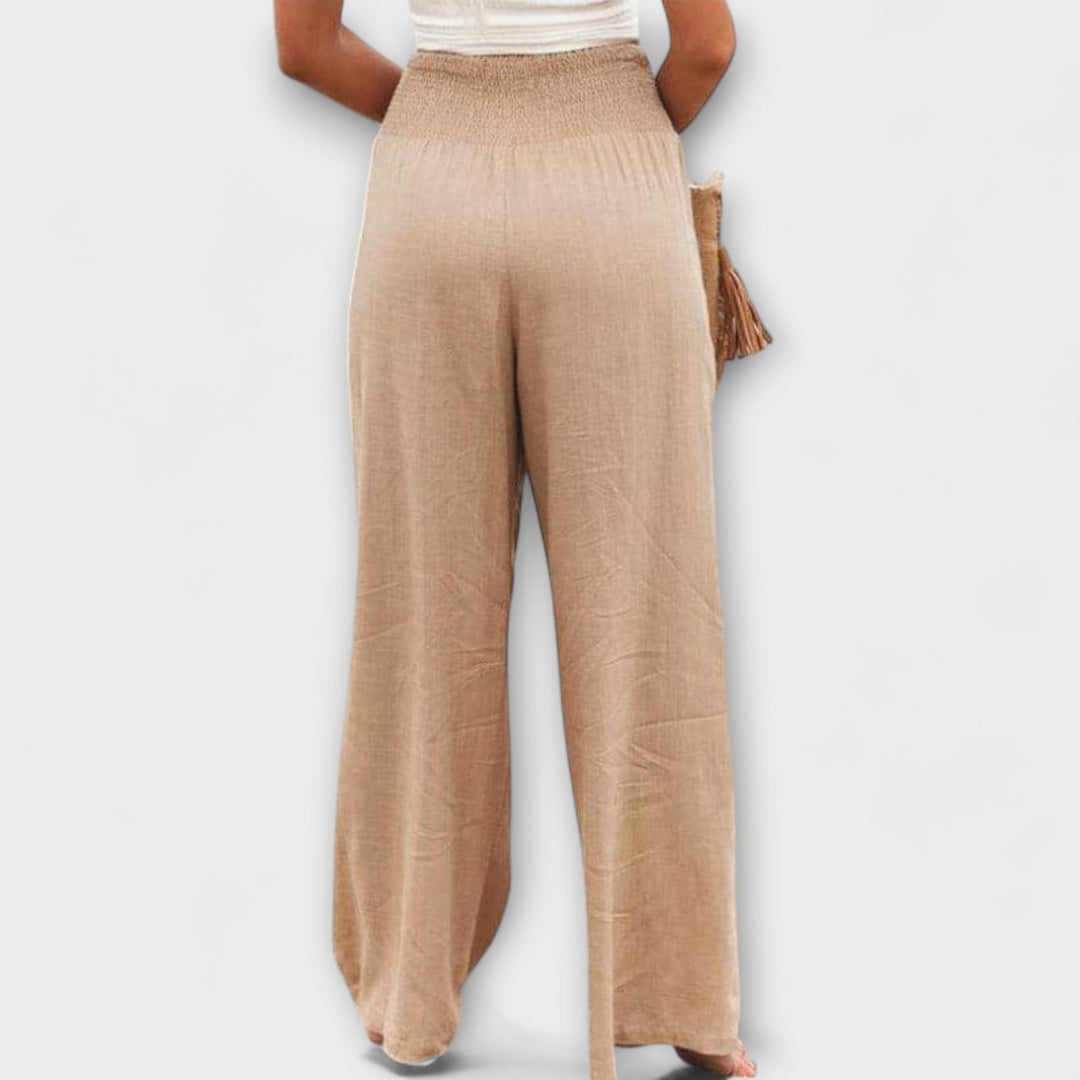 Macarena | Pantalón Holgado de Mujer de Talle Medio