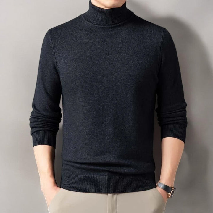 Ildefonso | Jersey de Cuello Alto de Punto Suave para Hombre