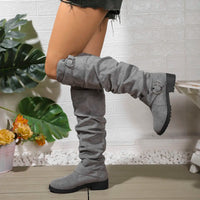 Natividad | Botas Altas de Mujer con Hebilla