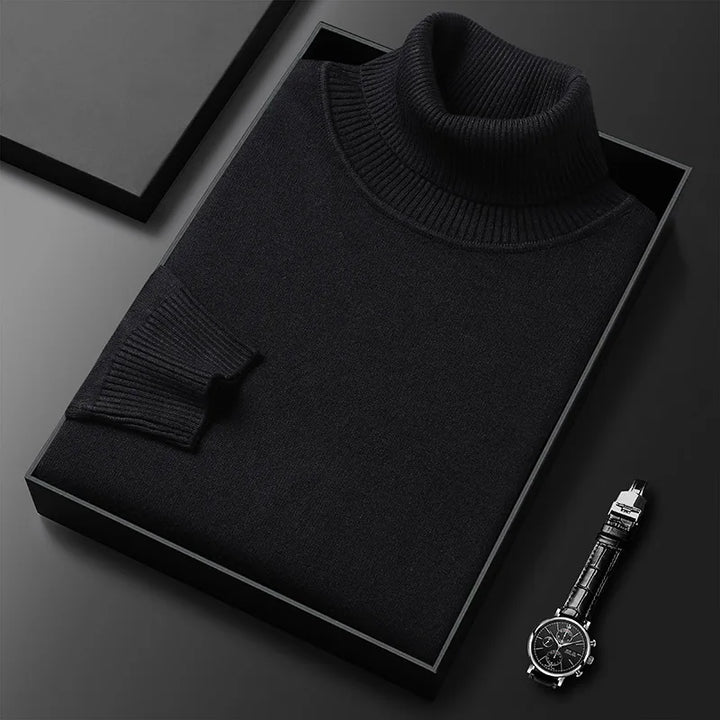 Ildefonso | Jersey de Cuello Alto de Punto Suave para Hombre