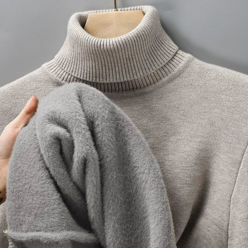 Gumersindo | Jersey de Cuello Alto de Lana Merino de Hombre