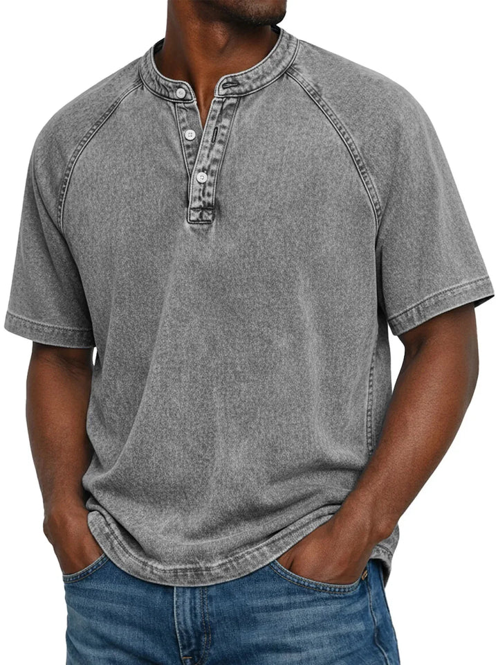 Daniel | Camisa vintage abotonada para hombre