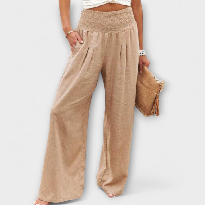 Macarena | Pantalón Holgado de Mujer de Talle Medio