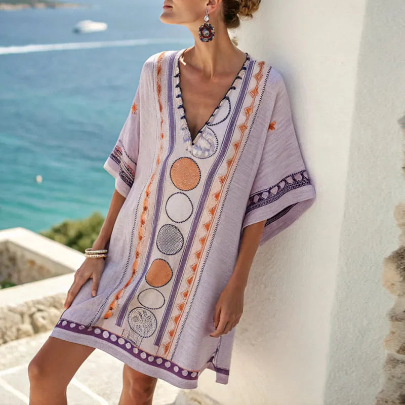 Patrón Morado y Naranja / 3XL