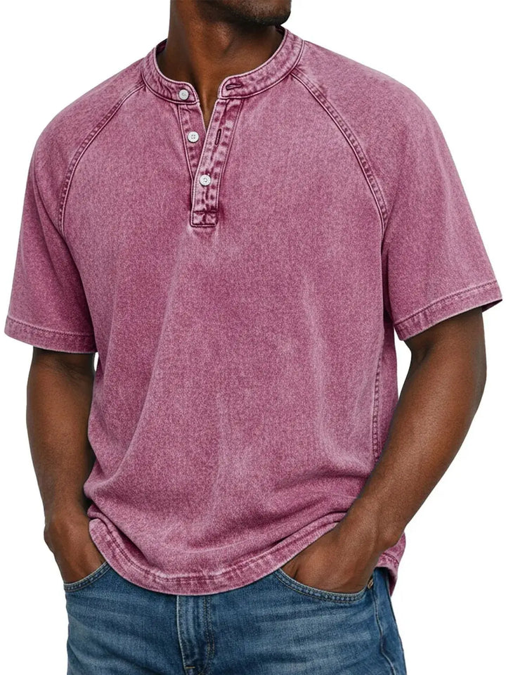 Daniel | Camisa vintage abotonada para hombre