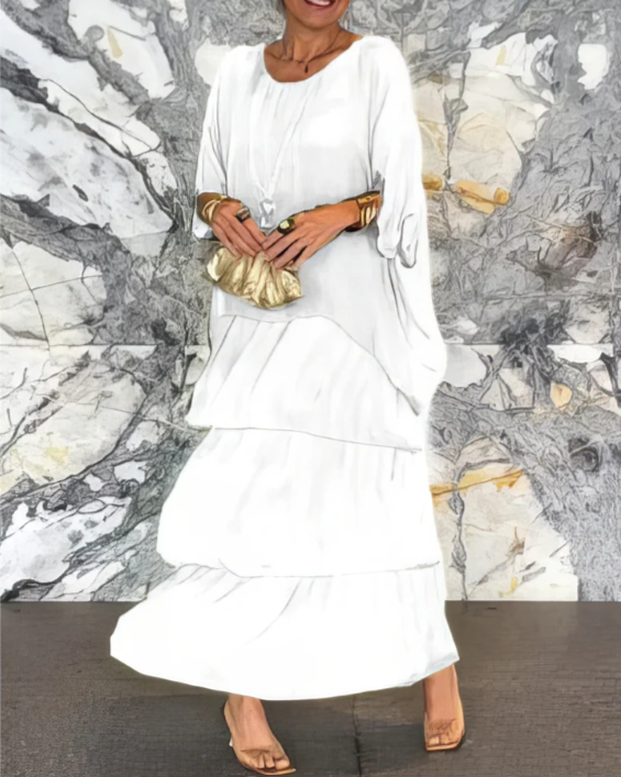 Rosa | Elegante Vestido Maxi Fluido