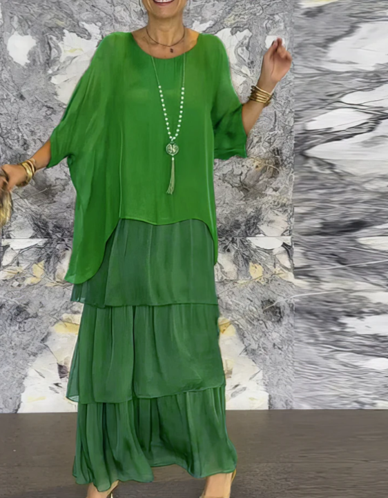 Rosa | Elegante Vestido Maxi Fluido