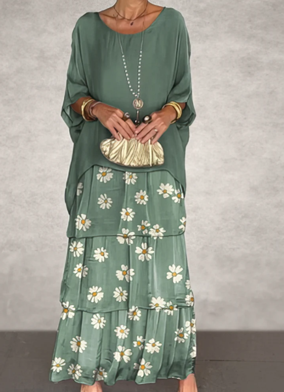Rosa | Elegante Vestido Maxi Fluido