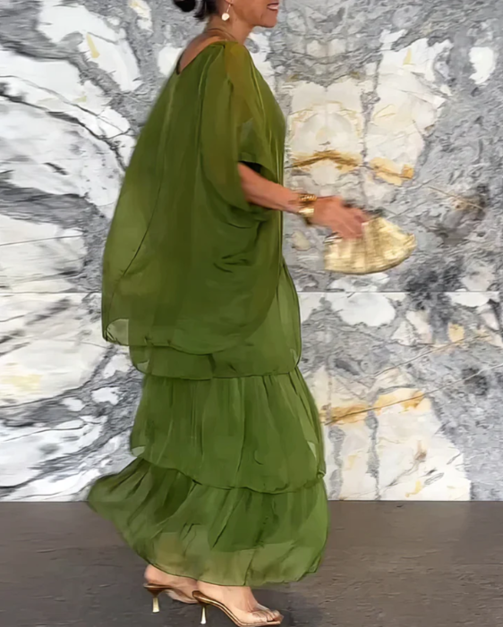 Lourdes | Vestido largo fluido elegante