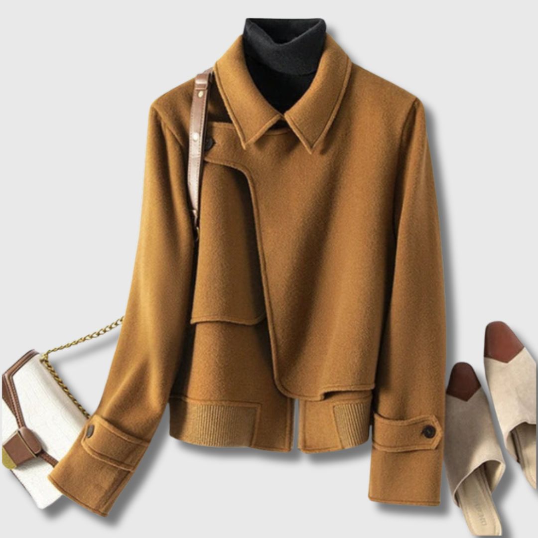 Herminia | Chaqueta de Mujer de Lana con Corte Entallado