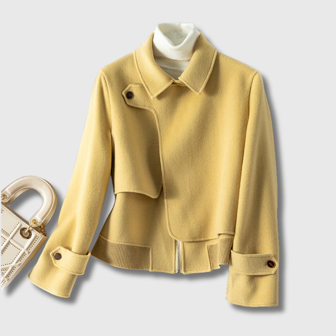 Herminia | Chaqueta de Mujer de Lana con Corte Entallado