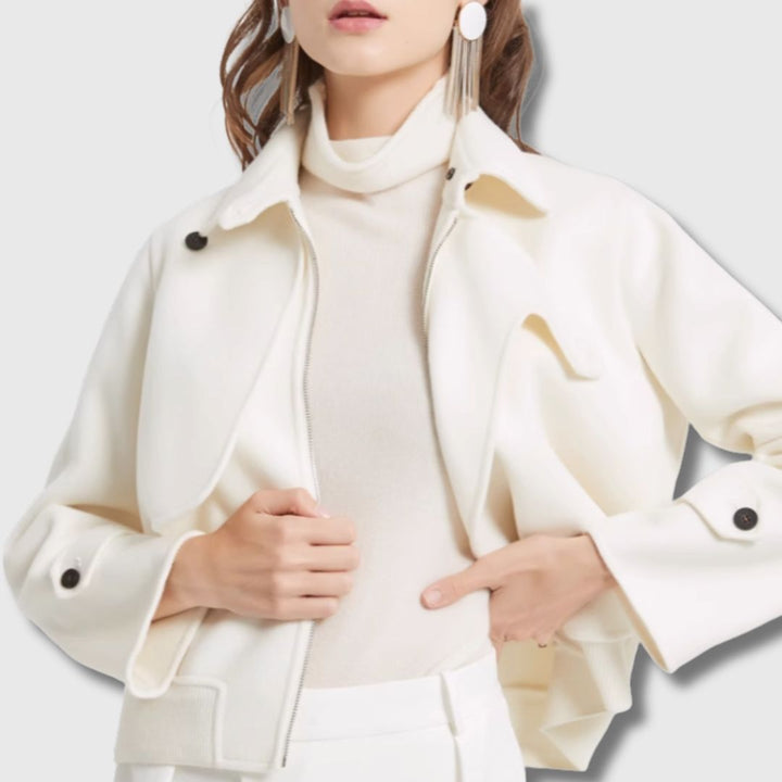 Herminia | Chaqueta de Mujer de Lana con Corte Entallado