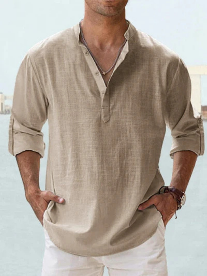 David | Camisa transpirable de lino