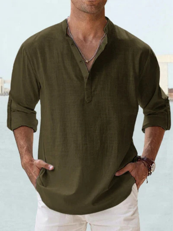 David | Camisa transpirable de lino