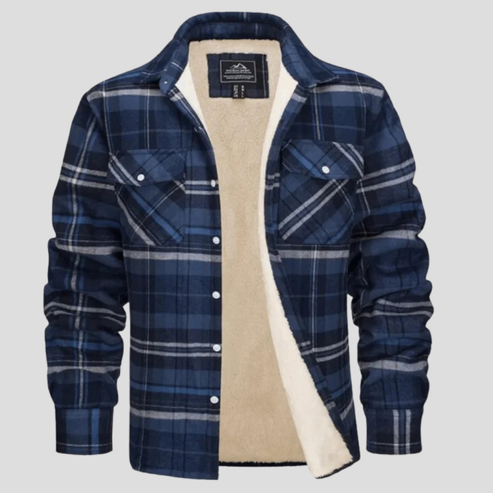 Melchor | Chaqueta de Cuadros de Hombre con Forro Polar
