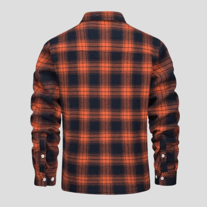 Melchor | Chaqueta de Cuadros de Hombre con Forro Polar