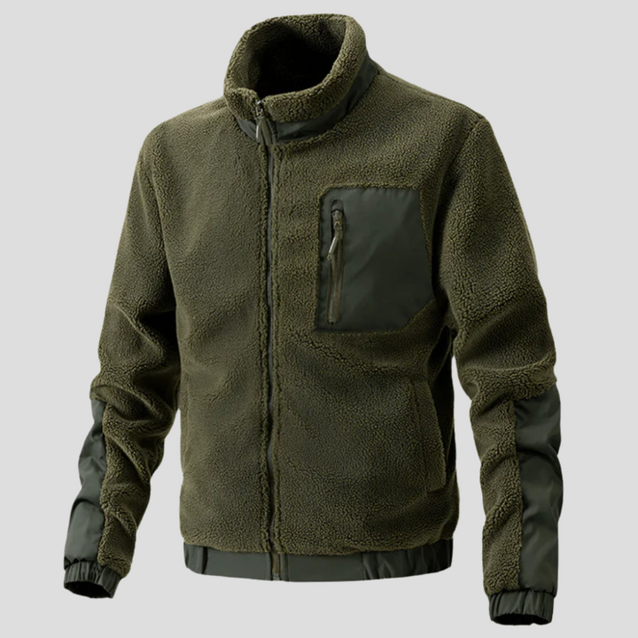 Eleuterio | Chaqueta Polar de Hombre para Exterior con Costuras Reforzadas