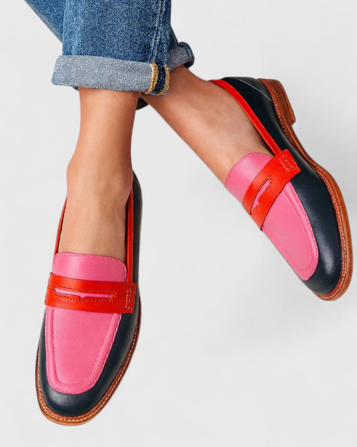 Victoria | Mocasines Elegantes de Mujer con Tira en el Tobillo