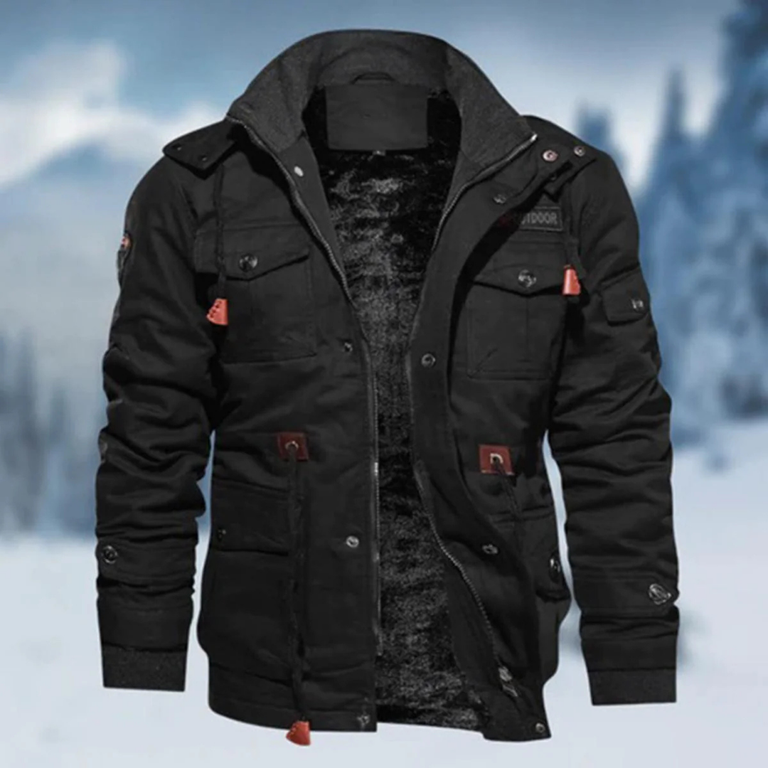 Dámaso | Chaqueta de Invierno de Hombre Cortavientos de Corte Regular