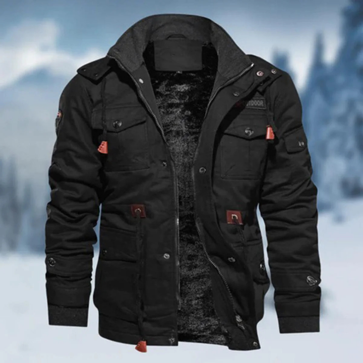 Dámaso | Chaqueta de Invierno de Hombre Cortavientos de Corte Regular