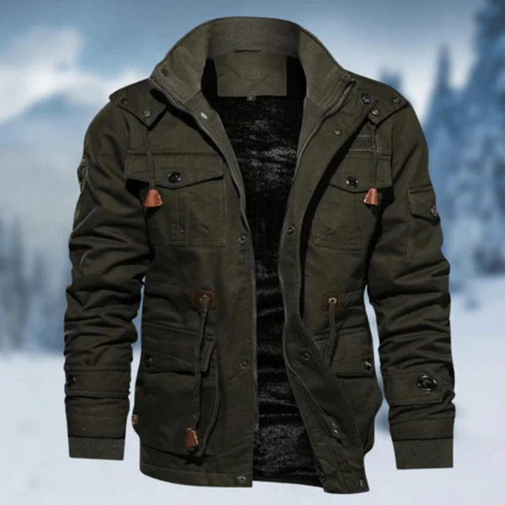 Dámaso | Chaqueta de Invierno de Hombre Cortavientos de Corte Regular