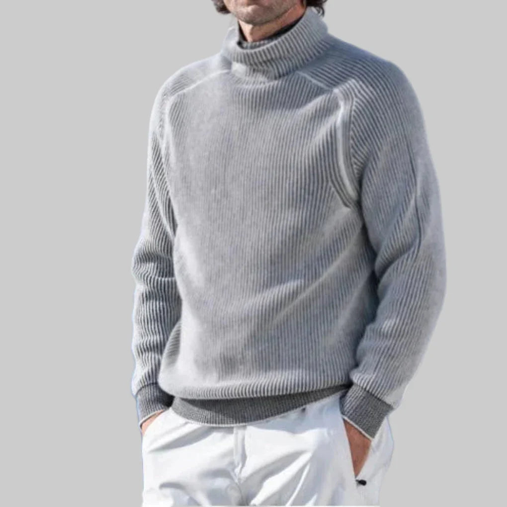 Bartolo | Jersey de Cuello Alto Liso para Hombre
