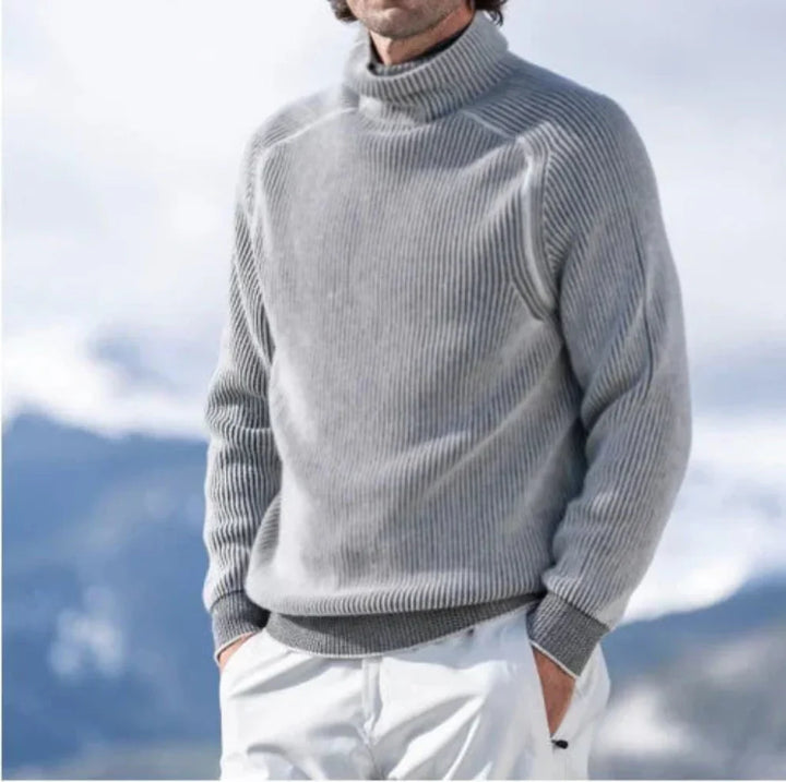 Cipriano | Jersey de Cuello Alto Elegante de Hombre