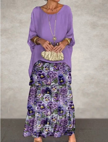Rosa | Elegante Vestido Maxi Fluido