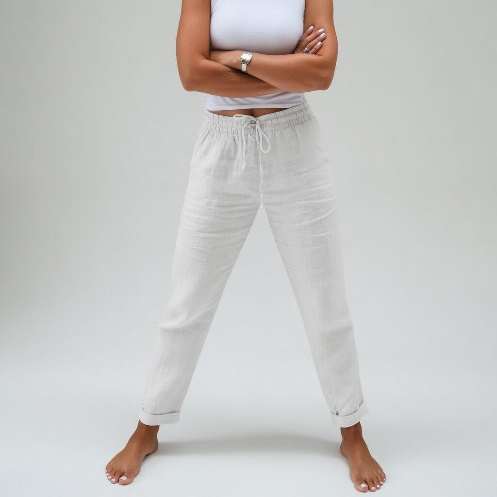 Natalia | Pantalón 100% algodón fluido confort natural
