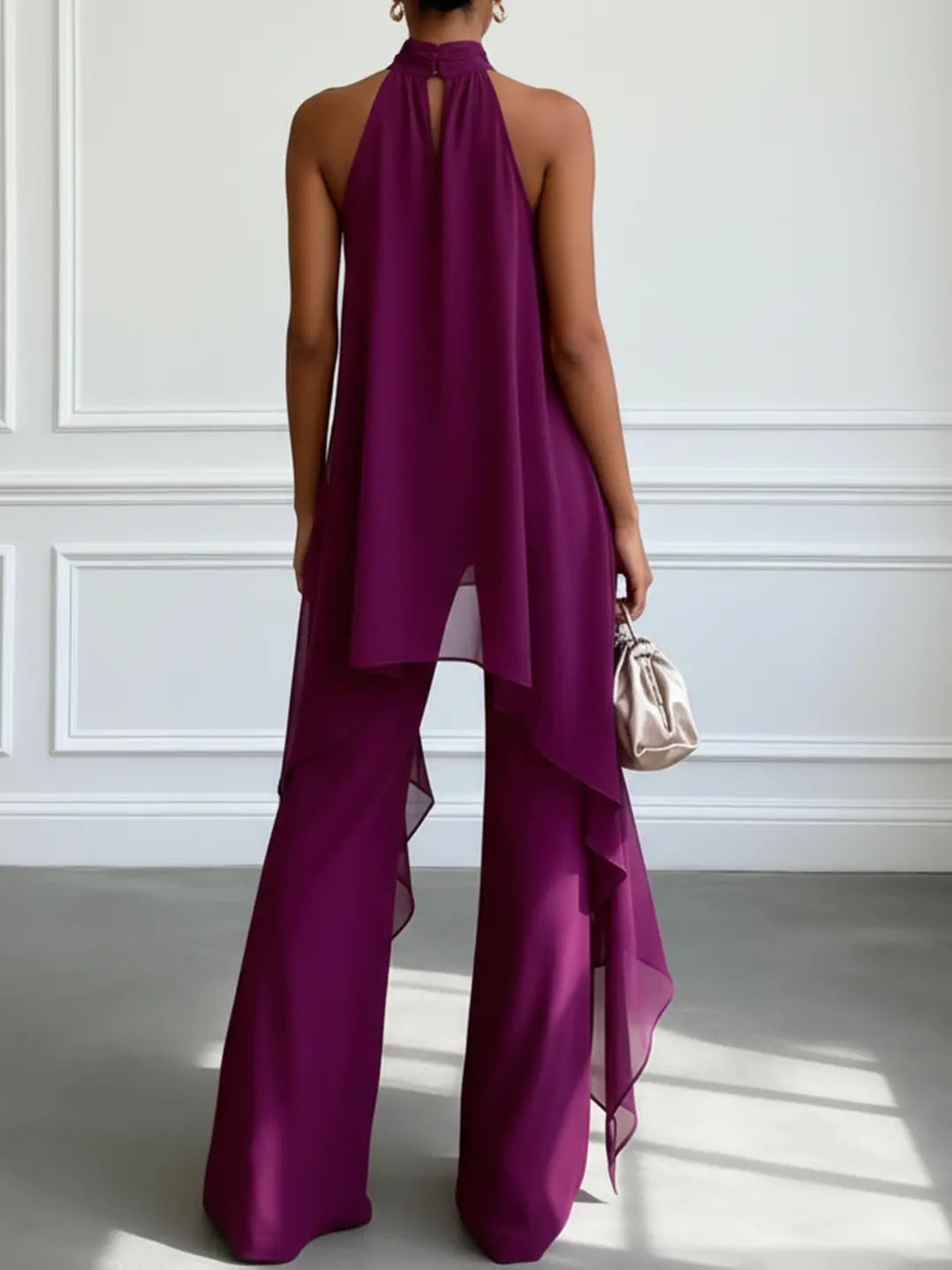 Soledad | Conjunto Elegante Halter con Pantalones