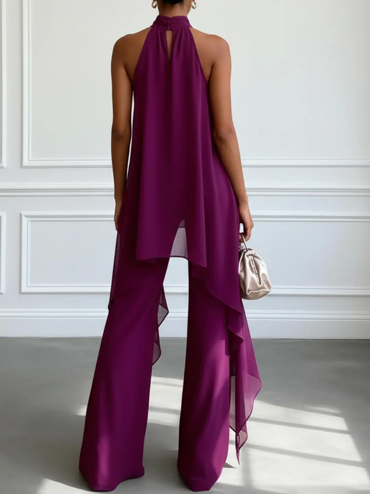 Soledad | Conjunto Elegante Halter con Pantalones