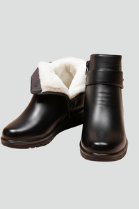 Ambrosia | Botines de Mujer con Cremallera y Forro de Pelo