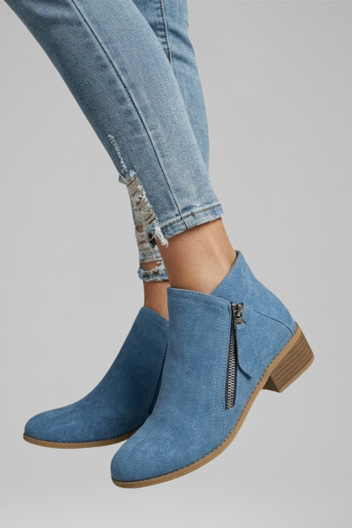 Dionisia | Botines Clásicos de Mujer con Cremallera Lateral