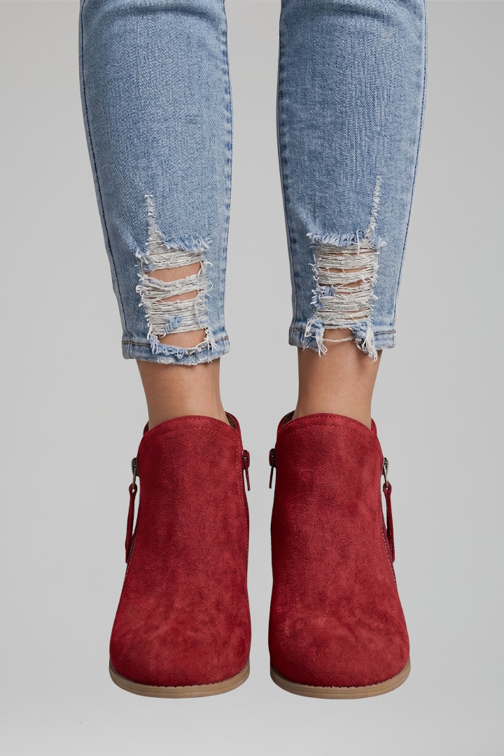 Dionisia | Botines Clásicos de Mujer con Cremallera Lateral