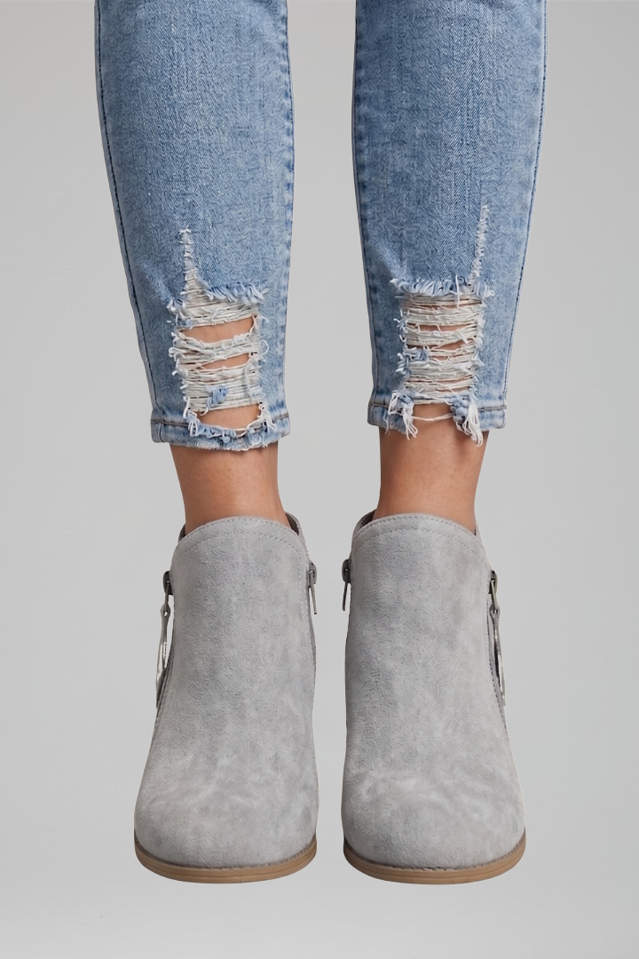Dionisia | Botines Clásicos de Mujer con Cremallera Lateral